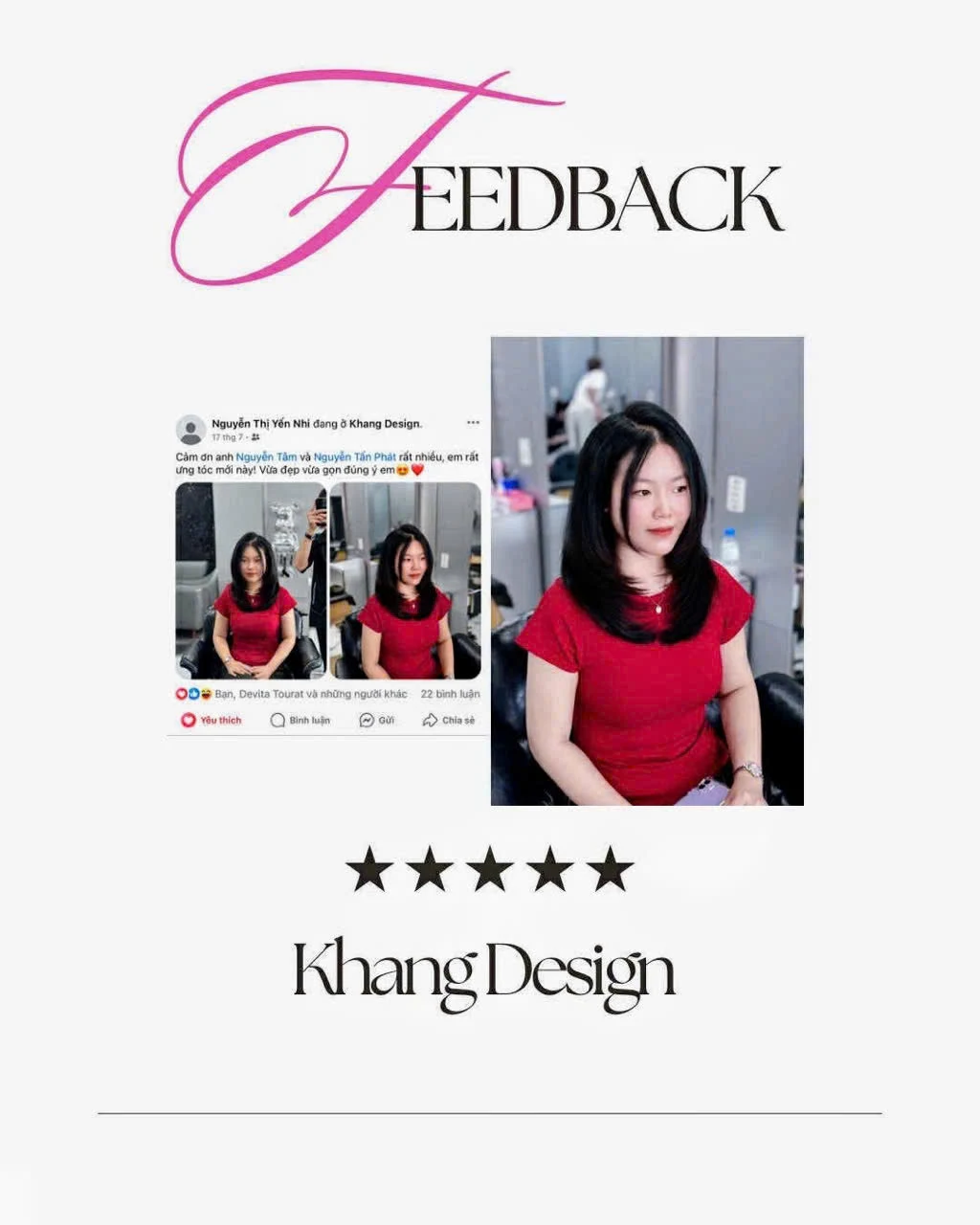 Cảm nhận khách thật Nguyễn Thị Yến Nhi tại Khang Design